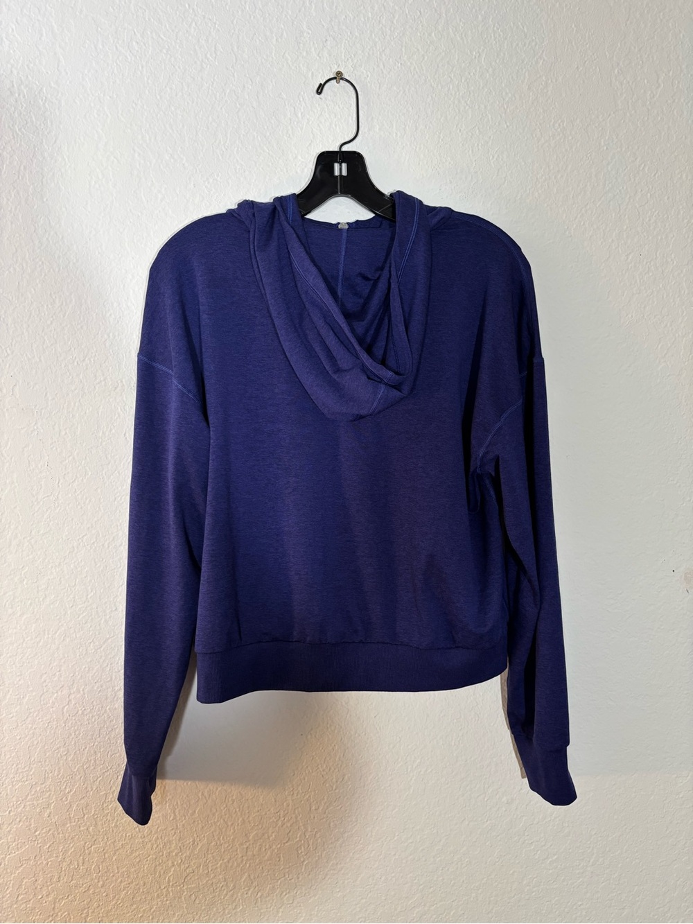 Vuori DreamKnit Halo Modern Full Zip Hoodie Navy Blue Size Medium - Picture 6 of 8